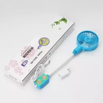 Промышленный мини-разъем с тремя регулируемыми электрическими вентиляторами Магнитный вентилятор для швейной машины синий