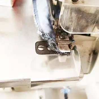 Промышленный оверлок, швейная машина, направляющая для шва, подгибатель, направляющая для подгибки, тонкий материал, устойчивый к складкам, прочный