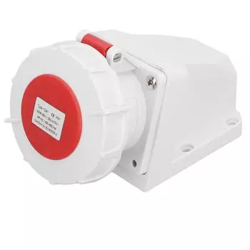 Промышленный штекерный разъем IP67 водонепроницаемый 4-контактный 32A 3P E монтируемый промышленный разъем 380415 В