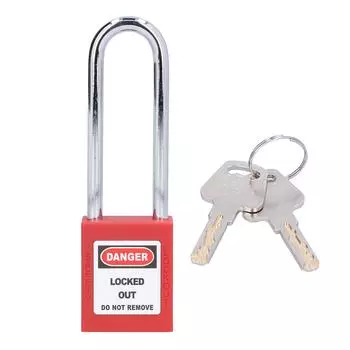 Промышленный защитный навесной замок 3 дюйма стальная балка коррозионно-стойкий инженерный изоляционный замок с 2 ключами