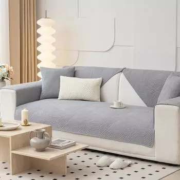 Промытая хлопковая диванная подушка, однотонная тканевая диванная подушка, хлопковая подушка с вышивкой, современная простая подушка 70x70