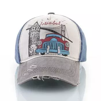 Промытая хлопковая шляпа для папы для мужчин, модная ручная роспись, стильная бейсболка, женская бейсболка Snapback, уличные кепки с козырьком, гольф-кости 56-59CM