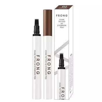 Prong Attachment Tattoo 5D Eyebrow Pen 10-day lasting test completed, 1 piece, 02. Cocoa Brown