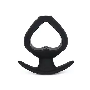 Проникающая анальная пробка, которую можно использовать с краном в форме сердца, основание в форме якоря, изготовлено из силикона L TaRiss s 11,5 см x 14 см