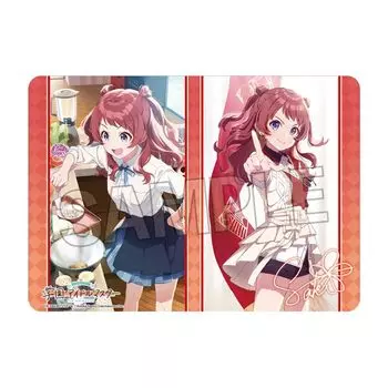 PROOF Gakuen Idolmaster Illustration Playmat NT I am the Saki Hanami best!