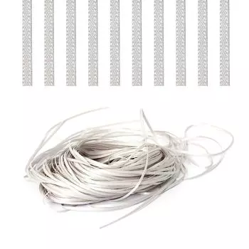 Proooooces Очень маленькая атласная лента для кукол шириной 2 мм и длиной 3 м, 10 штук, двухсторонняя атласная лента, аксессуары для рукоделия, упаковочная лента «сделай сам»