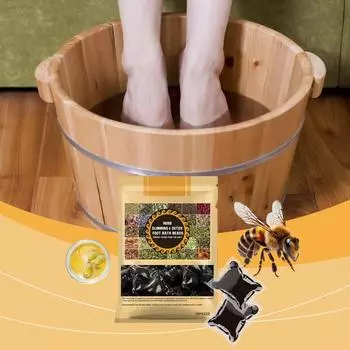 Пропитанные шарики для ног успокаивают и подтягивают кожу, снимают боль в суставах и мышцах, а также обеспечивают уход за телом Кольцо 25 мл One size жёлтый