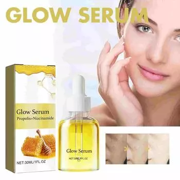 Прополисная сыворотка для лица увлажняющая успокаивающая сыворотка, отбеливающая и осветляющая сыворотка против морщин, 30 мл One Size белый