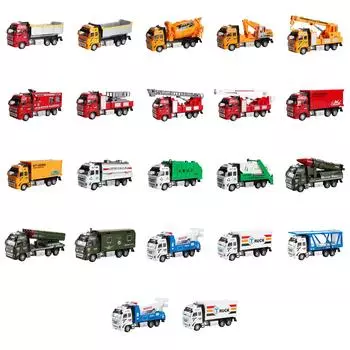 Пропорционально уменьшенная модель инженерного транспортного средства из сплава, игрушка, детский подарок, игрушечная модель транспортного средства One Size