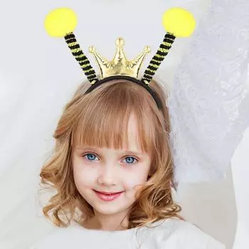 Props Korean Style Headwear Children Hair Accessories Bee Tentacle Headband Animal Hair Hoop A