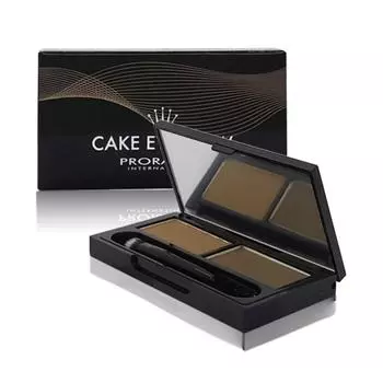 Prorance Cake Eyebrow, medium brown + dark brown, 1 piece