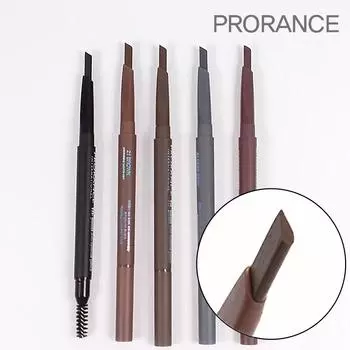 Карандаш для бровей Prorance Three Point Auto 1+1, 22 темно-коричневый 1+1, 2 шт.