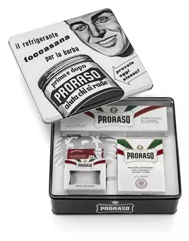 PRORASO Vintage Selection Tocasana Shaving Gift Set Shaving Kit Made in Italy Assorted 3 Pieces