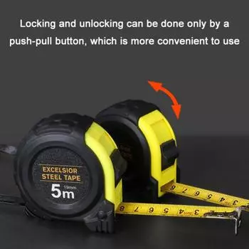 Прорезиненная 3M 5 метров линейка деревообрабатывающий инструмент измерительная стальная лента метрическая лента 3M 16MM