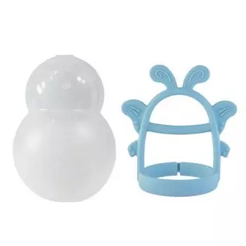Прорезыватель для зубов Agaphra Butterfly Wrist Teether + Чехол, Синий, Корейские детские товары