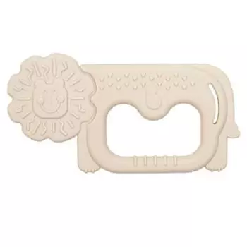 Прорезыватель для зубов Bamboo Bebe Jungle Forest Safe для младенцев, один предмет, крем Eohungi, 1 шт., корейские детские товары