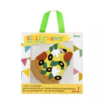 Прорезыватель для зубов Силичу 1105, насадка (3 месяца или более), пицца, 1 шт., корейские детские товары