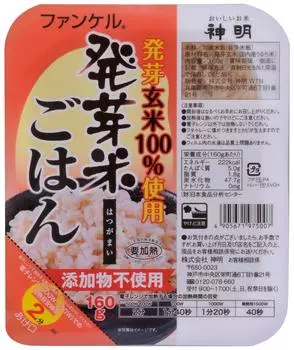 Пророщенный рис Shinmei FANCL x 1P x 24 (160г штук)