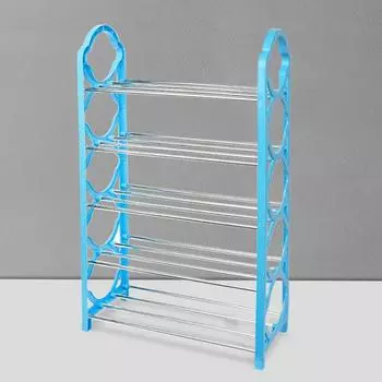 Простая 5-уровневая металлическая комбинированная полка для обуви, стеллаж для хранения обуви, 5-уровневый шкаф для обуви, экономная полка для обуви для общежития, стеллаж для хранения обуви 5 layers