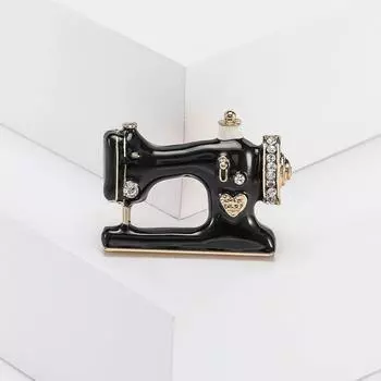 Простая брошь из сплава для капельной швейной машины, креативный дизайн, модные универсальные аксессуары для одежды