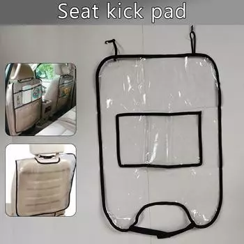 Простая черная ткань/прозрачный ПВХ, антидетская накладка на заднее сиденье автомобиля, универсальное противообрастающее детское автокресло для собак black fabric