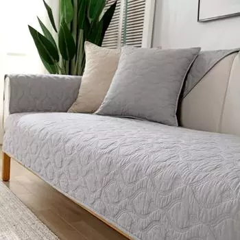 Простая диванная подушка, четырехсезонная нескользящая универсальная хлопковая подушка, современный зимний чехол для дивана, чехол на спинку, тканевое полотенце 70*70cm