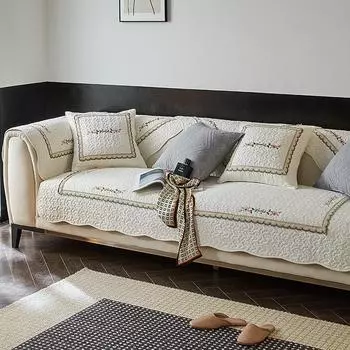 Простая диванная подушка в скандинавском стиле, универсальный нескользящий чехол для дивана на четыре сезона, полотенце, чехол для диванной подушки, ткань 70*70cm