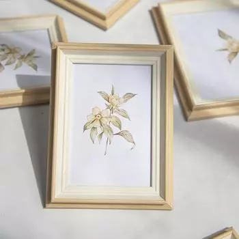 Простая фоторамка из смолы, настенная фоторамка 5 Inch 8.9 X12.7cm