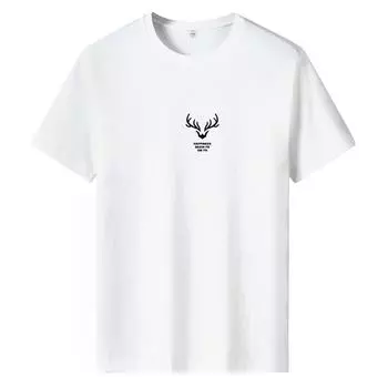 Простая футболка для пар с мультяшным принтом, свободные летние топы большого размера с короткими рукавами, белые футболки, эстетичная одежда, летние топы 3XL