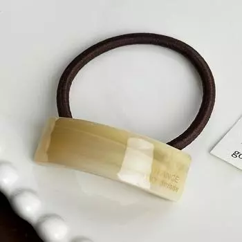 Простая геометрическая резинка для волос для женщин элегантная резинка для волос «Хвост» модное женское кольцо для волос