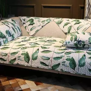 Простая хлопковая подушка для дивана, всесезонная универсальная ткань, массив дерева, нескользящий кожаный чехол для дивана, чехол для полотенца, подушка для полотенца на подлокотнике 70*70