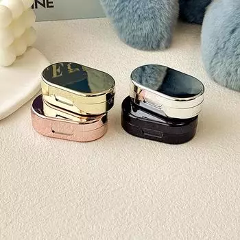 Простая и компактная футляр для контактных линз, однотонная, подарочная коробка, косметическая шкатулка для глаз, дорожные переносные футляры для контактных линз розового золота