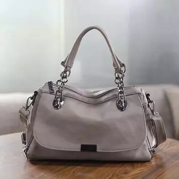 Простая и модная роскошная сумка из натуральной кожи, сумка-тоут высокого качества на одно плечо