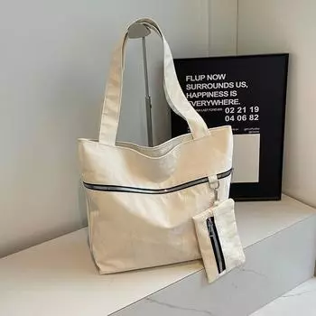 Простая и модная сумка большой вместимости для женщин на лето, новая модная сумка через плечо, повседневная сумка большой вместимости для женщин