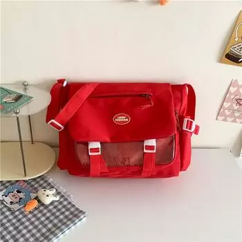 Простая и модная сумка через плечо большой емкости, летняя новая модная сумка для девочек 2024 года, повседневная модная сумка-тоут с косым ремешком чёрный