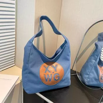 Простая и модная сумка через плечо для отдыха и поездок на работу, летняя новая тенденция 2024 года, красивая сумка через плечо чёрный