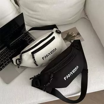 Простая и модная сумка через плечо, повседневная легкая сумка через плечо, летняя спортивная поясная сумка, женский маленький рюкзак, мужская нагрудная сумка