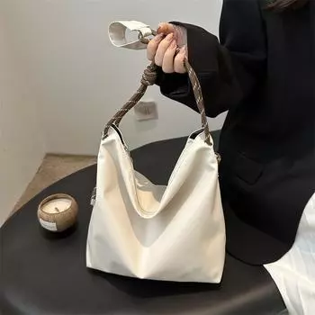 Простая и модная женская холщовая сумка, сумка-мессенджер для студентов, женская сумка через плечо хаки