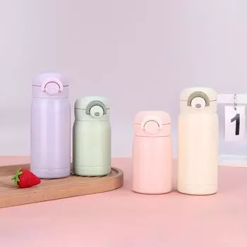 Простая и стильная мини-кружка-термос из нержавеющей стали для мужчин и женщин, портативная кружка-горошек с высоким внешним видом 200ml