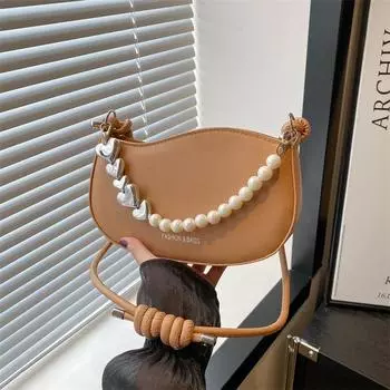 Простая и стильная повседневная сумка через плечо для женщин 2024 года, новая нишевая маленькая квадратная сумка, корейская версия модной повседневной сумки чёрный