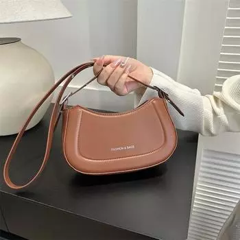 Простая и стильная сумка через плечо, женская сумка с нишевым дизайном, женская зимняя новая модная ретро-сумка 2024 года белый