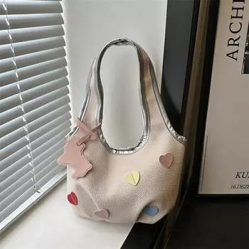 Простая и стильная сумка через плечо Простая и стильная сумка для поездок на работу 2024 года, новая модная повседневная сумка для поездок на работу