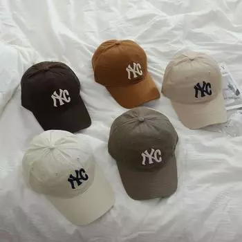 Простая и универсальная бейсболка для отдыха на природе Новая кепка для пары Путешествия Досуг Вышивка Солнцезащитная шляпа прилив M56-58cm чёрный