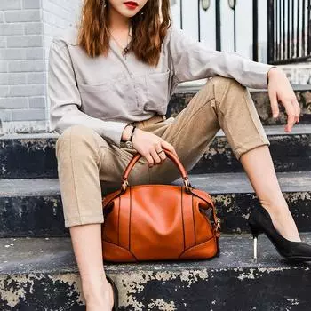 Простая и универсальная сумка через плечо из натуральной кожи большой вместимости, женская сумка из коровьей кожи с диагональным плетением темно-синий