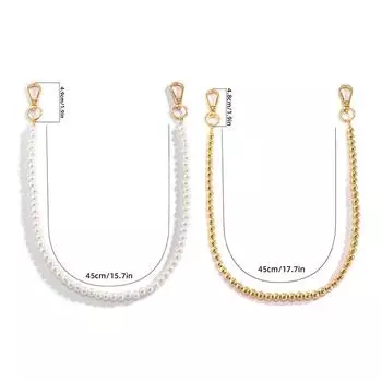 Простая имитация жемчуга цепочка на талию винтажные бусины бисерные джинсы брелок цепочка для девочек ювелирные изделия