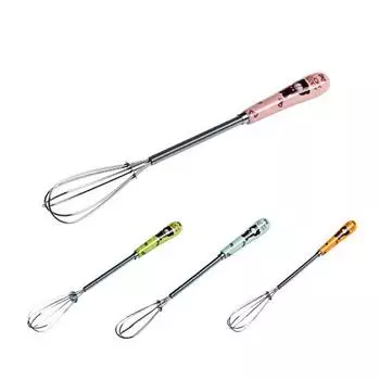 Простая керамическая ручка для взбитых яиц, компактный многофункциональный ручной ручной венчик для взбивания яиц, мешалка для молока, хлебобулочные изделия, блендер для яиц синий