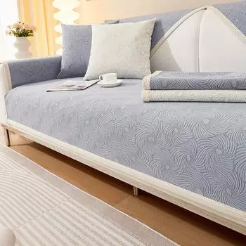 Простая кожаная подушка для дивана в скандинавском стиле, универсальный нескользящий чехол для дивана на четыре сезона, высококачественная подушка из синели, чехол для полотенец на спинку, тканевый чехол 70*70cm