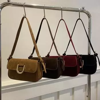 Простая квадратная женская сумка из искусственной кожи на плечо, винтажная женская сумка-тоут, повседневные женские сумки, кошелек, сумка через плечо 22.5x6x13cm чёрный