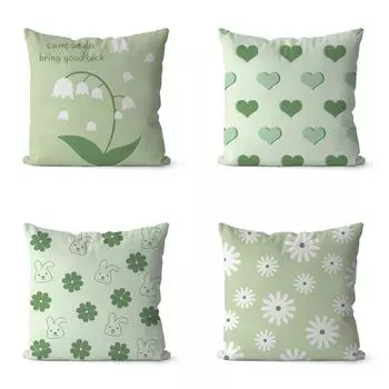 Простая маленькая свежая наволочка для украшения интерьера офиса гостиной дома наволочка 40x40cm