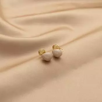 Простая Милая Металлическая Капля Воды Женский Модный Лоток От Комаров Без Пирсинга Ушей Ушные Клипсы